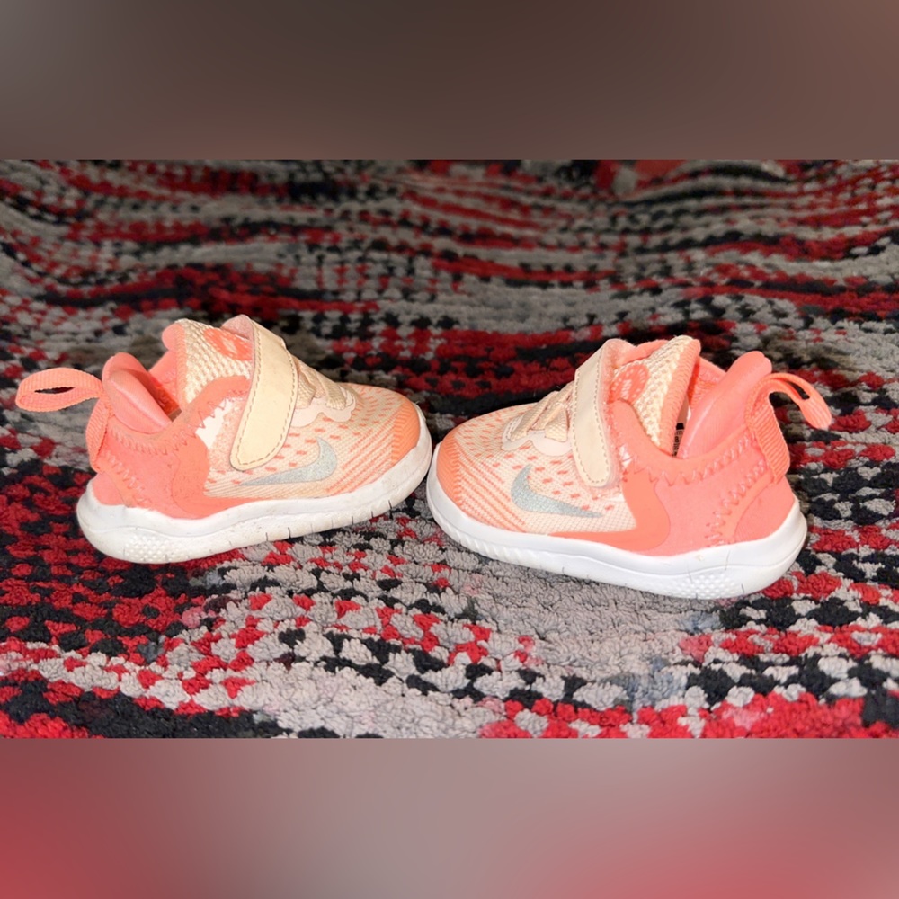 Pink Nike shoes